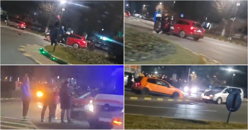 FOTO. ACCIDENT în această seară în cartierul OSTROVENI