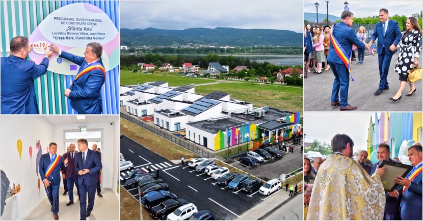 FOTO: Investiție uriașă pentru cei mici: creșă nouă și modernă inaugurată în Râmnicu Vâlcea