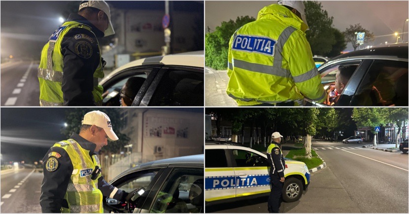 FOTO – RAZIE în FORȚĂ pe șoselele din VÂLCEA! Mașini cu probleme grave, scoase din trafic de polițiști!