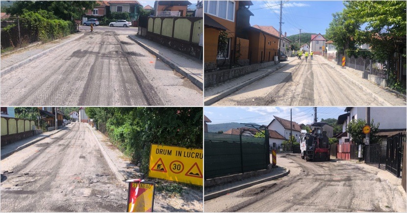 FOTO. Transport public modern în Călimănești: au început lucrările de infrastructură promise de primarul Constantinescu