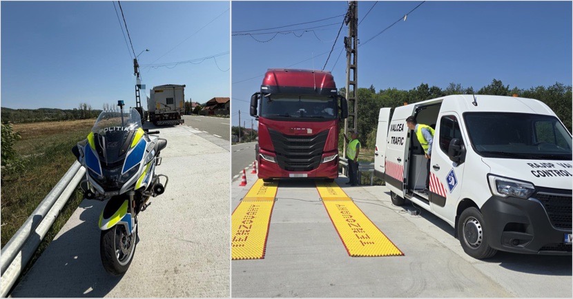 FOTO – Permise reținute și amenzi într-o acțiune fulger a Poliției Rutiere Vâlcea