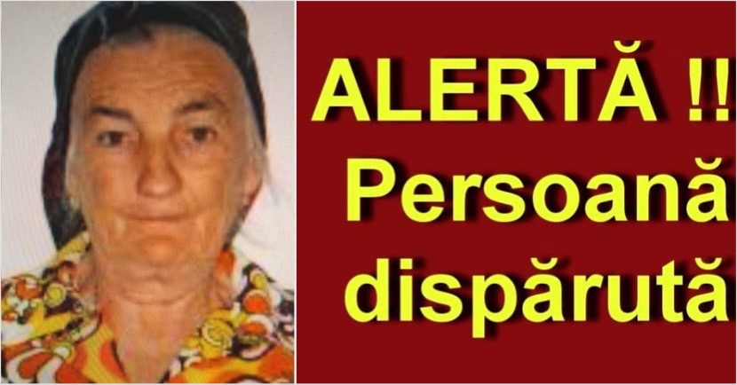ALERTĂ! Bătrână dispărută la Budești! AȚI VĂZUT-O?