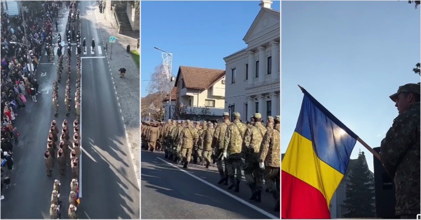 Parada militara 1 Decembrie la Râmnicu Vâlcea