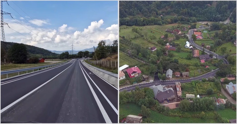Așa arată DJ 703G pe raza județului Vâlcea…