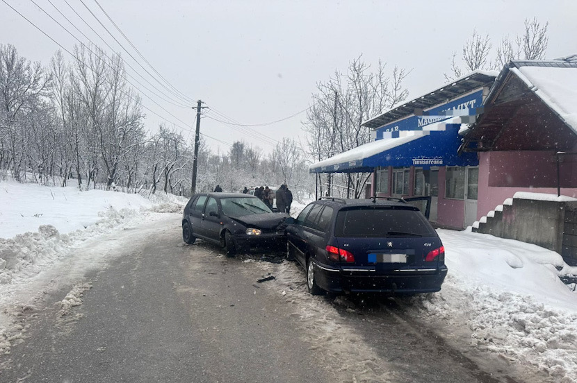 Accident zapada cernisoara