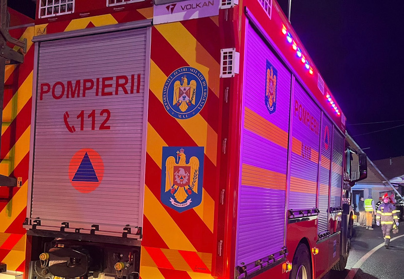 Isu pompieri incendiu general noapte