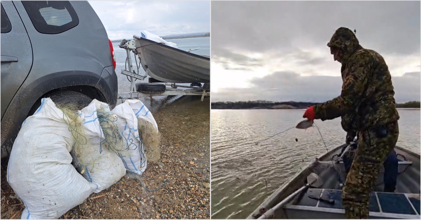 FOTO/VIDEO. Două zile de filaj fără rezultat: braconierii din Vâlcea au dispărut – dosar penal și pește confiscat