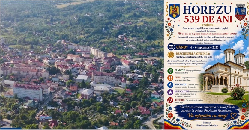 Primăria Horezu pregătește aniversarea celor 539 de ani ai orașului. Trei zile de sărbătoare pentru comunitate