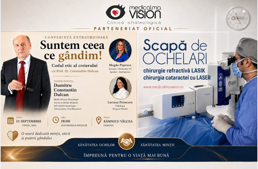Medicalma Vision, partener al conferinței-eveniment cu profesorul Constantin Dulcan