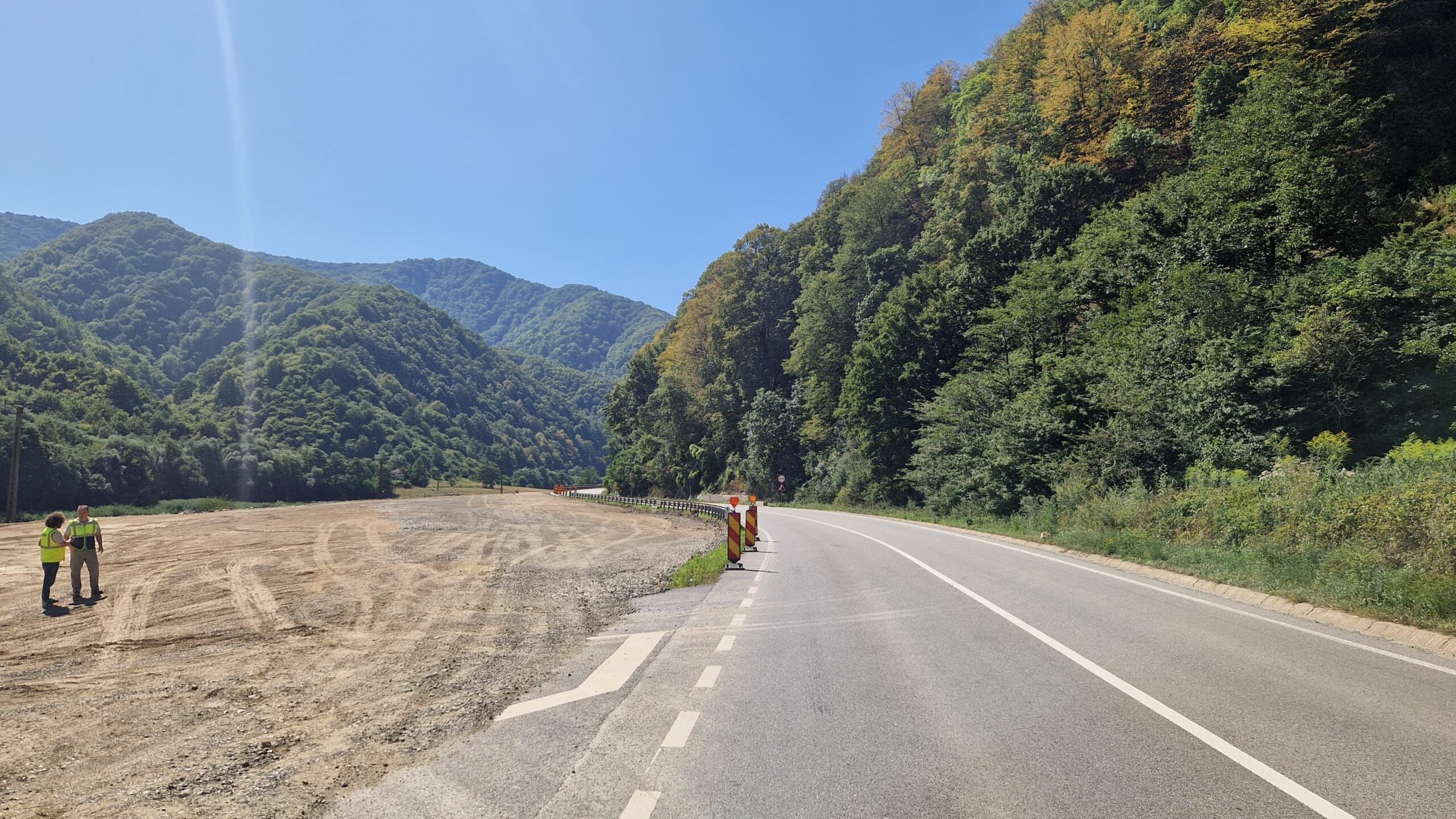 Valea Oltului trafic deviat
