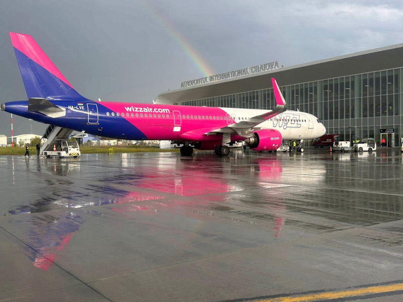 Wizz Air reduce zborurile de la Craiova. Pasagerii din Vâlcea, afectați de schimbările din octombrie