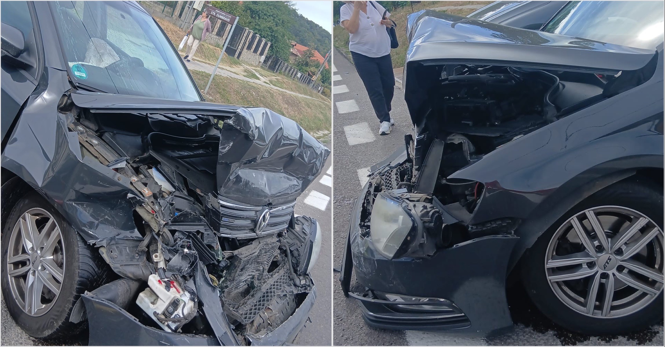 FOTO – ACCIDENT la BUJORENI. Copil transportat la spital…