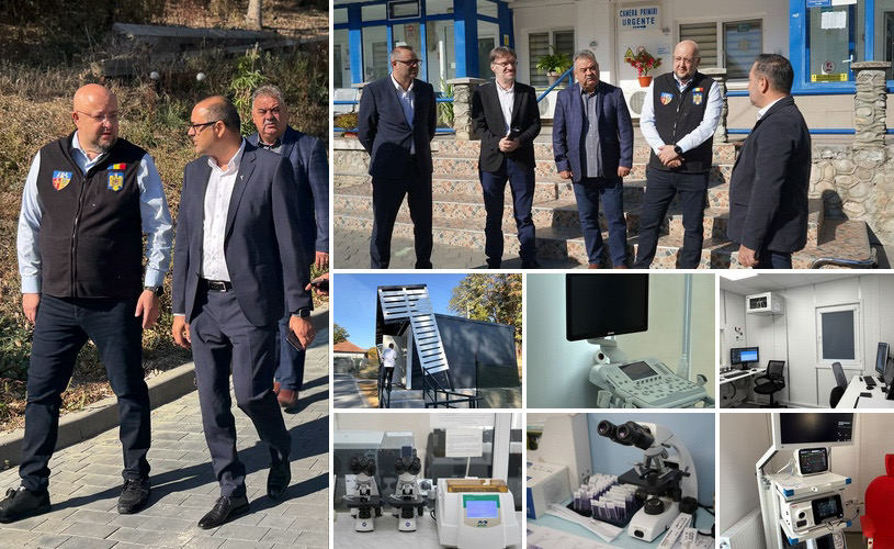 FOTO – Aparatură de aproape 3,5 milioane de euro pentru spitalele din Vâlcea. Ce a ajuns la Mihăești și la Județean